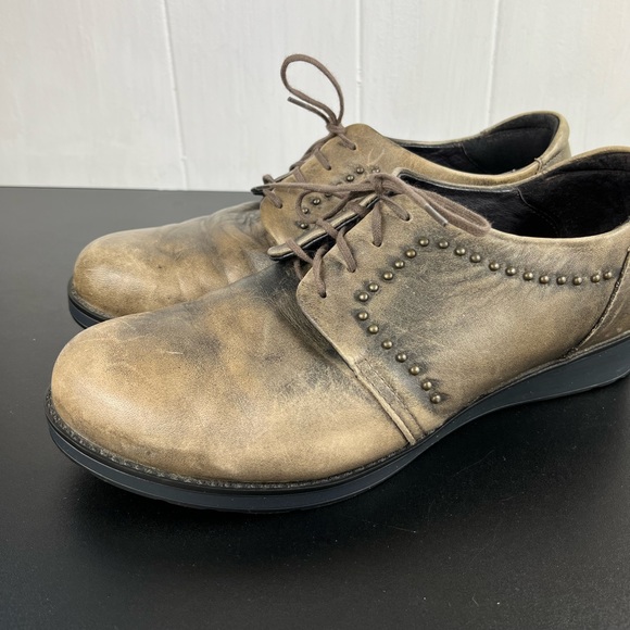 Naot Leather Lace Up Derby Shoes Sz 8 - Picture 6 of 12